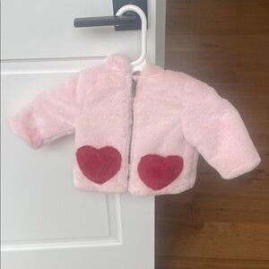 Old Navy Pink Faux Fur Jacket